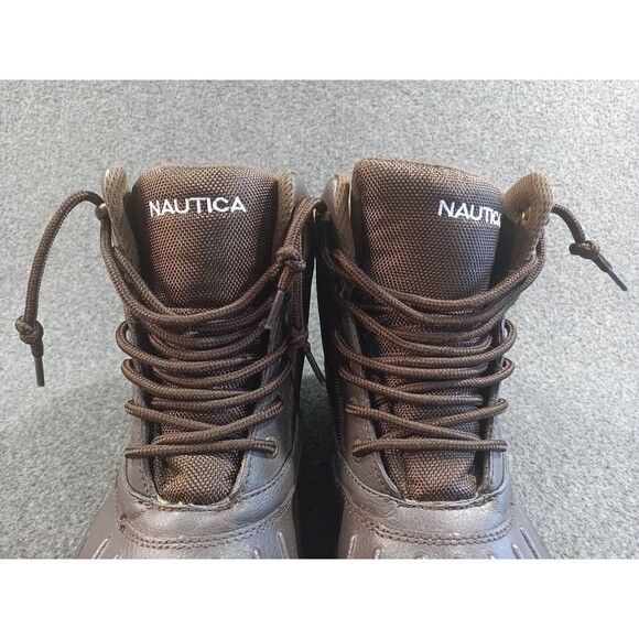 Nautica Men’s New Bedford Ankle Duck Brown Snow Boot Size 11 Waterproof
